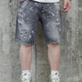 2Y Premium - Grey Painted Shorts